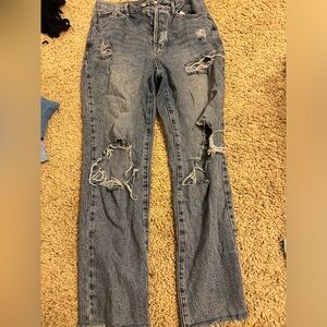Pacsun Distressed High Waist Dad Jean Size 27